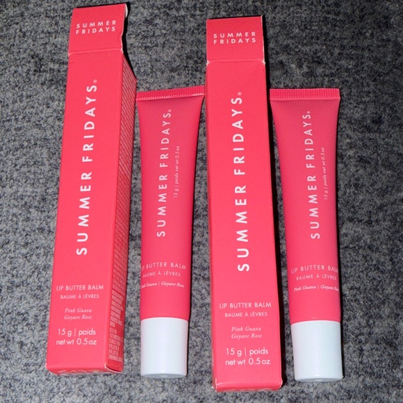 Summer Fridays Other - Summer Fridays lip butter balm Pink Guava qty 2